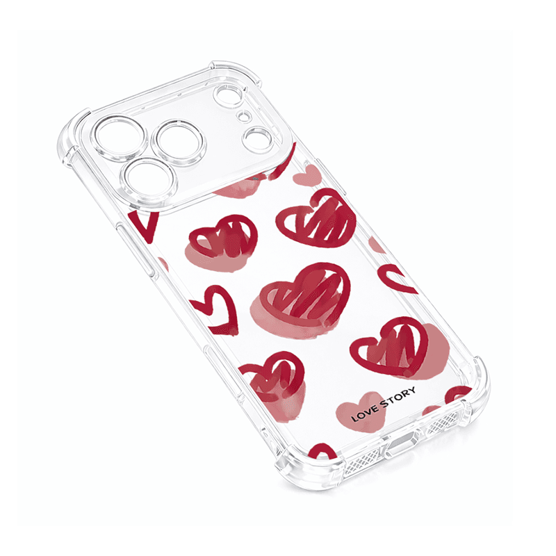 IMD TRANSPARENT FOUR CORNER BUMPER PHONE CASE 2