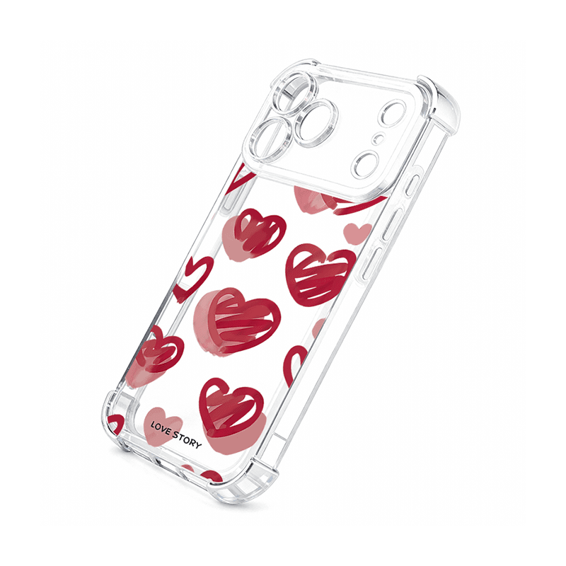 IMD TRANSPARENT FOUR CORNER BUMPER PHONE CASE 3