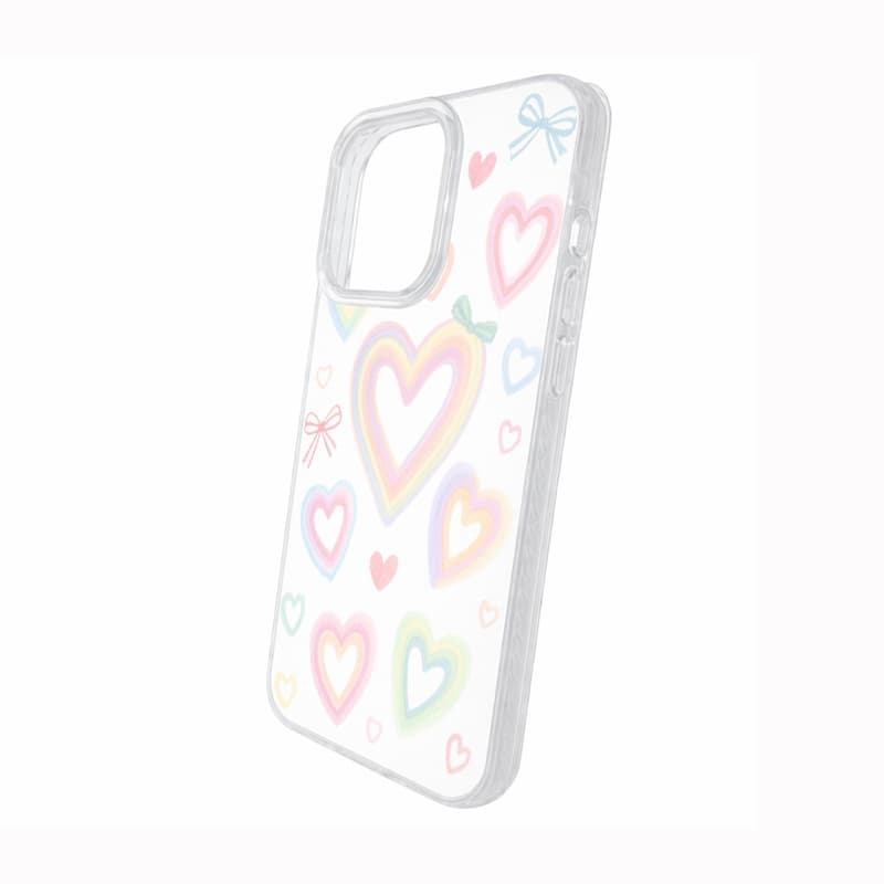 Cream Case Yellow Smiley Star Pattern Phone Case Transparent Soft Edge Shockproof Cover 5
