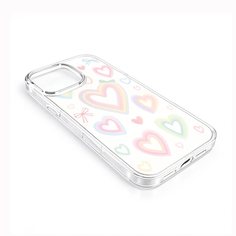 Cream Case Yellow Smiley Star Pattern Phone Case Transparent Soft Edge Shockproof Cover 6