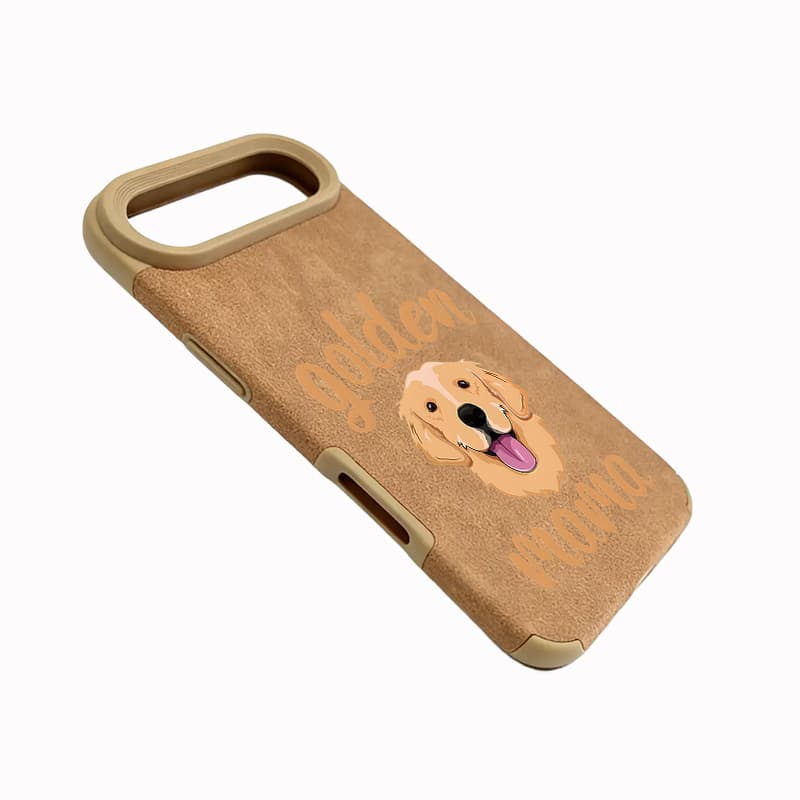 Lambskin Texture Phone Case Solid Color Minimalist Premium Feel Full Coverage Shockproof Protective Cover 2